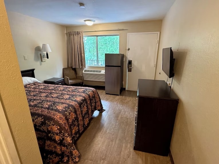 Bright, furnished apartment interior at Stay Suites